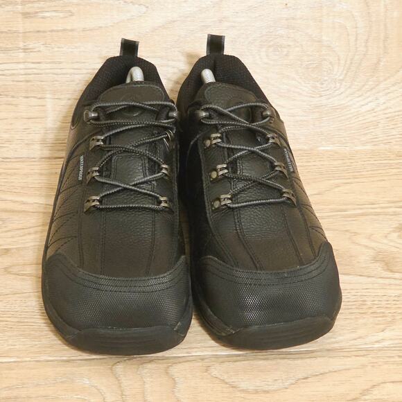Orthofeet Dolomite Mens Size 8 4E X-Wide Black Leather Work Shoes Steel Toe - Picture 2 of 10